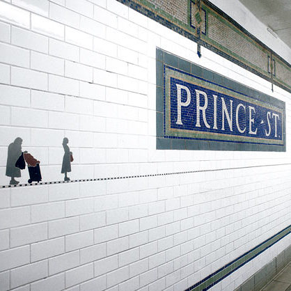 Carrying On: Prince Street subway art