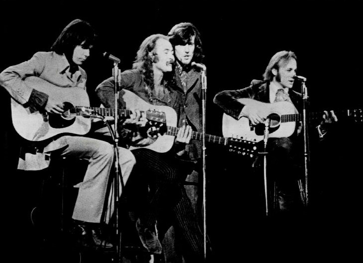 Crosby, Stills, Nash & Young, photo courtesy of Wikimedia Commons.