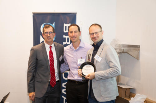 Mark Dicus, Brian Steinwurtzel & 2019 Cast Iron Partner John Holubowicz (Uniqlo)