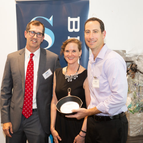 Marc DIcus, 2019 Cast Iron Partner Donna Vogel (GFP Real Estate) & Brian Steinwurtzel