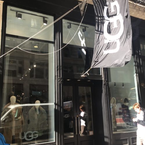 UGG pop up SoHo Broadway Shopping SoHo