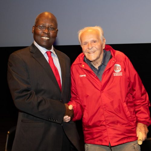 Cheikh Dieng with Henry Buhl