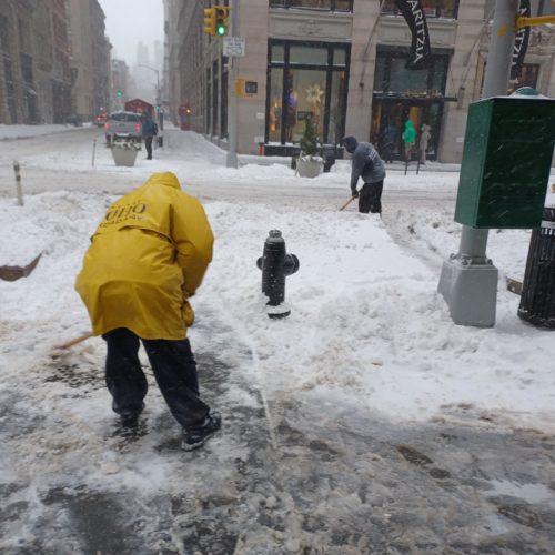 Snow Cleanup Jan 29 2022