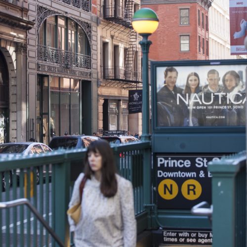 Prince Street Station on Broadway at Prince Street. Photography by Brad Paris