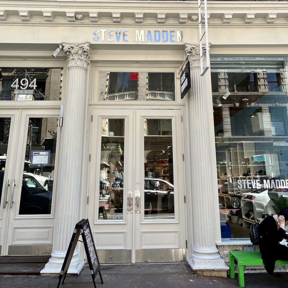 Steve Madden store on Broadway in SoHo