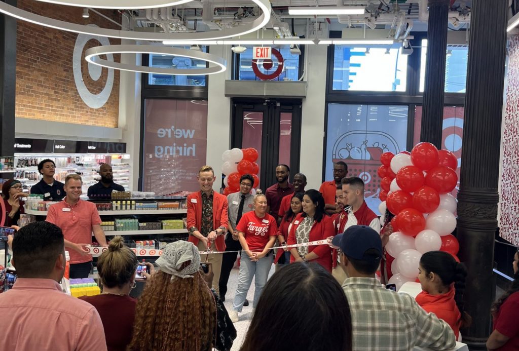 Ribbon Cutting at Target SoHo store