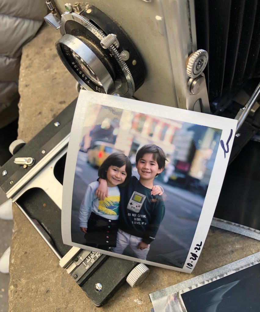 Polaroid Portrait Young Kids SoHo