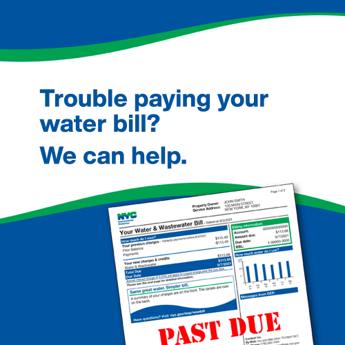 NYC DEP limited one time amnesty program for water bill forgiveness