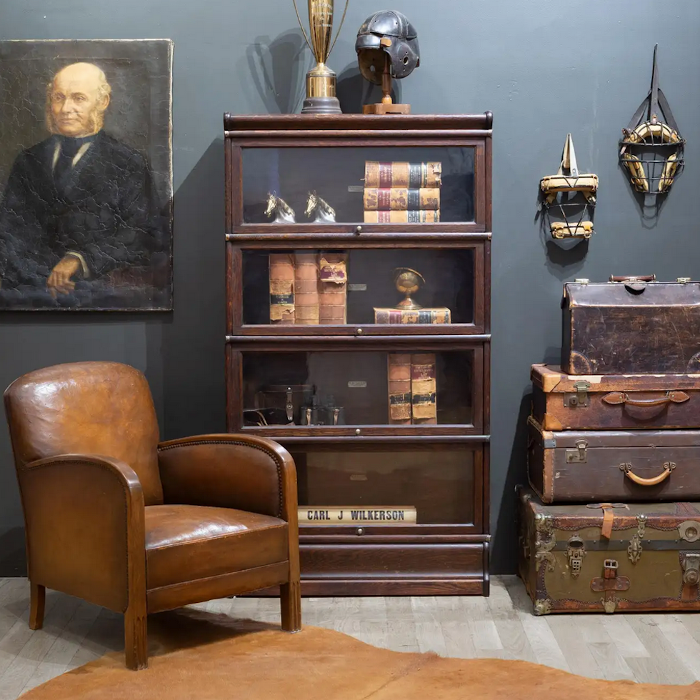 Photo of a "barrister bookcase" from Globe-Wernicke.